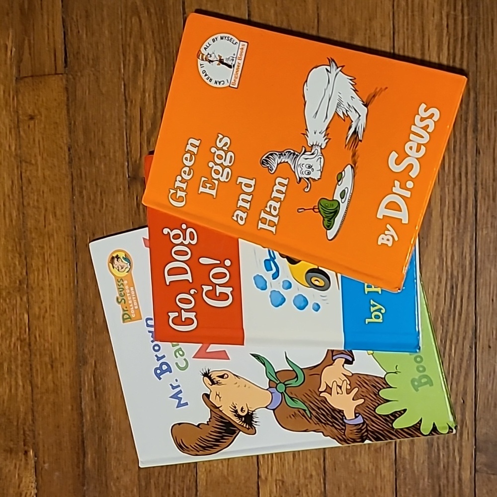Three Beginner Books, Two Dr. Suess, Go Dog Go!